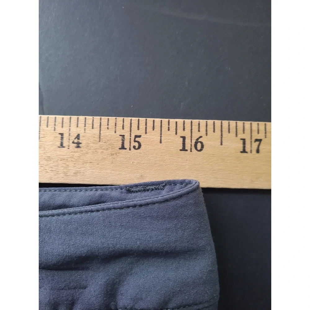 The North Face Men's 32 Stretch Hiking Shorts Gray Green Polyester Outdoor